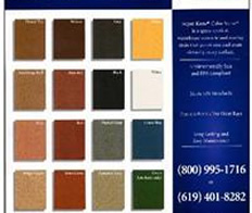 color charts for concrete floors seal krete color chart