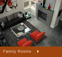 Photos of family room concrete floors