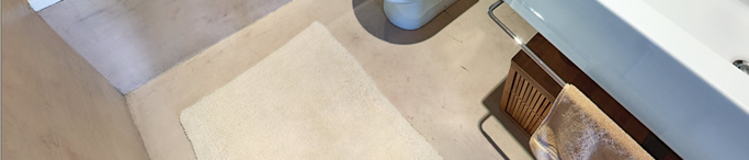 Bathroom Concrete Floor