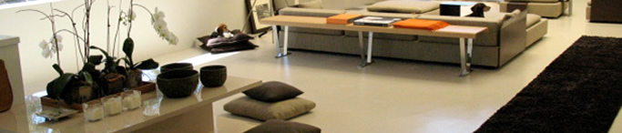 Cream Residential Concrete Floor