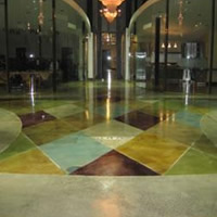 Colored Concrete Floors Los Angeles