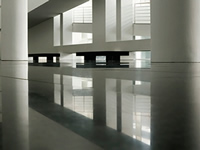 Commercial polished concrete floor