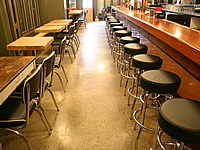 Restaurant Floor Pictures- Photos and Ideas for Decorating Concrete in