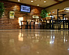 Light brown commercial polished concrete floor
