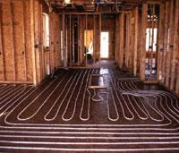 Radiant floor heating